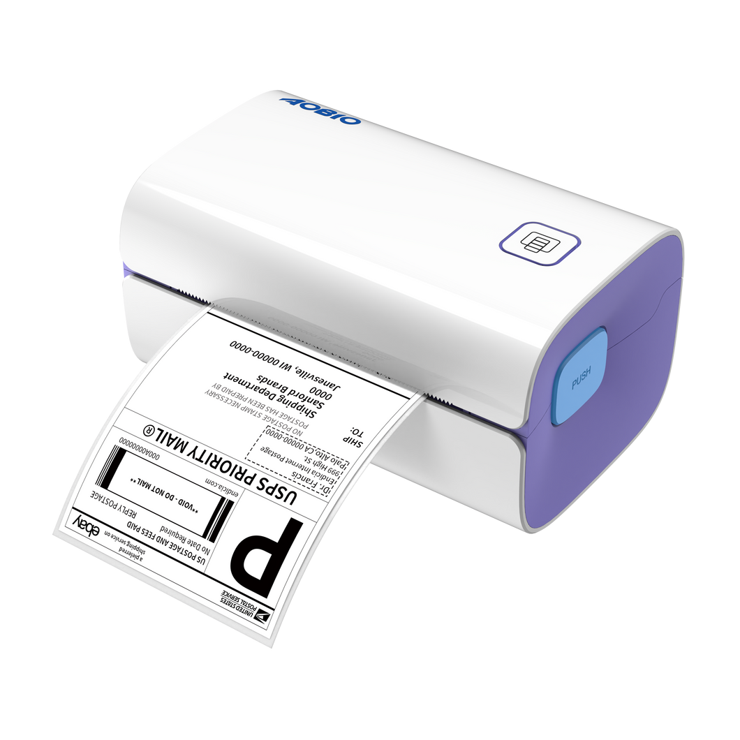 AOBIO X4 - 4x6 Label Printer - Purple