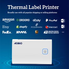Load image into Gallery viewer, AOBIO X4 - 4x6 Label Printer - Blue
